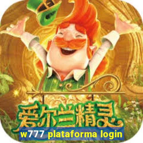 w777 plataforma login